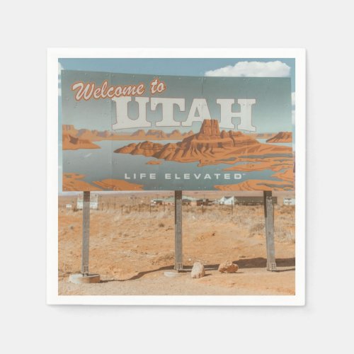 Utah Life Elevated Napkins