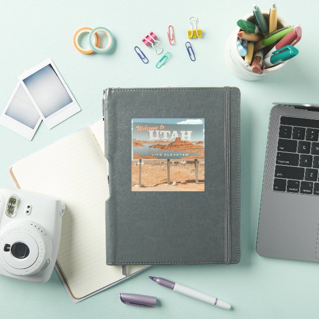 Utah Life Elevated Sticker (iPad Cover)