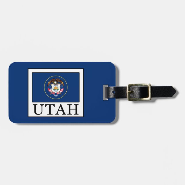 Utah Luggage Tag (Front Horizontal)