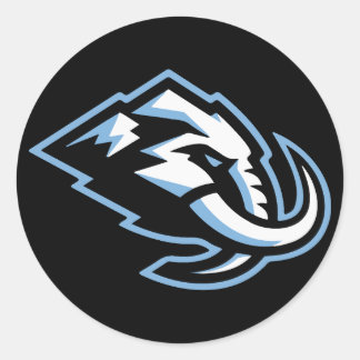 Utah Mammoth Hockey round sticker