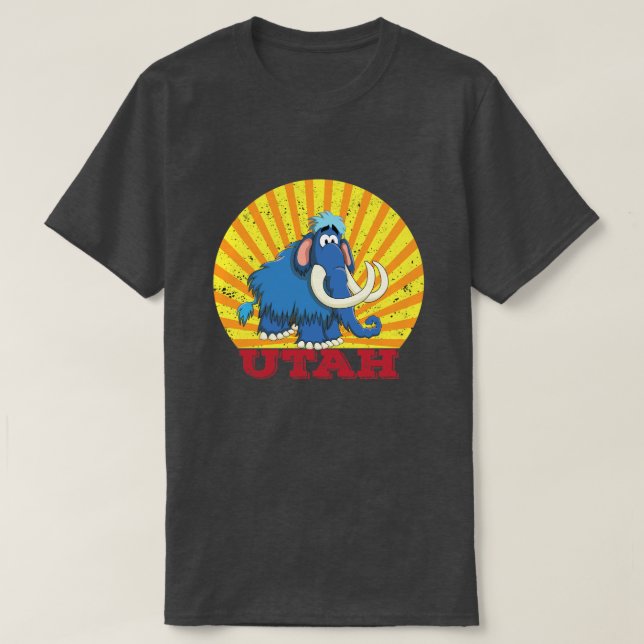 Utah mammoth T-Shirt (Design Front)