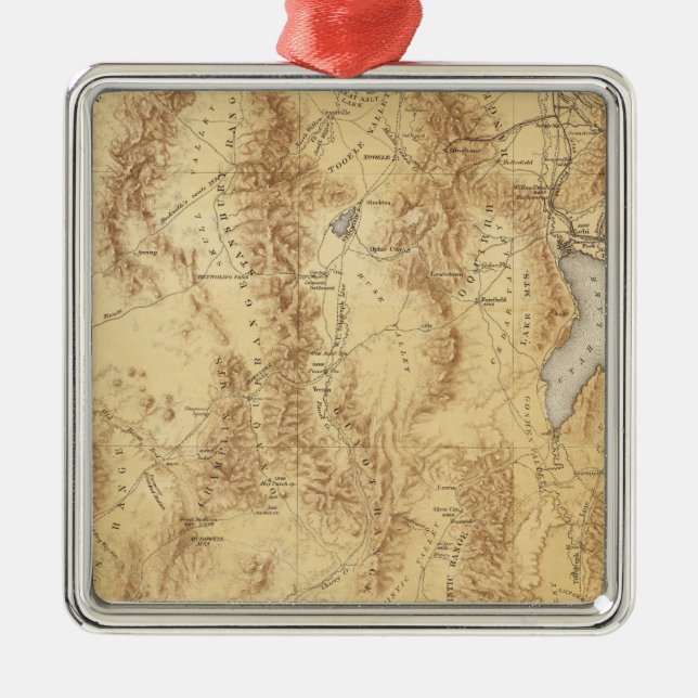 Utah Metal Ornament (Front)