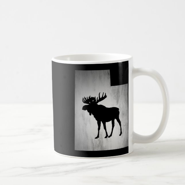 Utah Moose Hunting  Coffee Mug (Right)