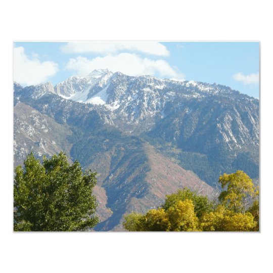 utah mountains card