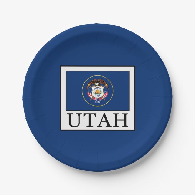 Utah Paper Plates (Front)