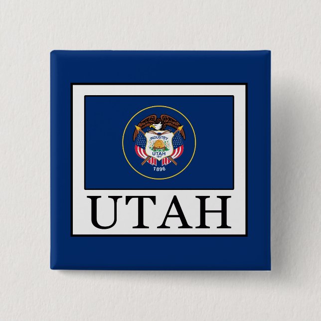 Utah Pinback Button (Front)