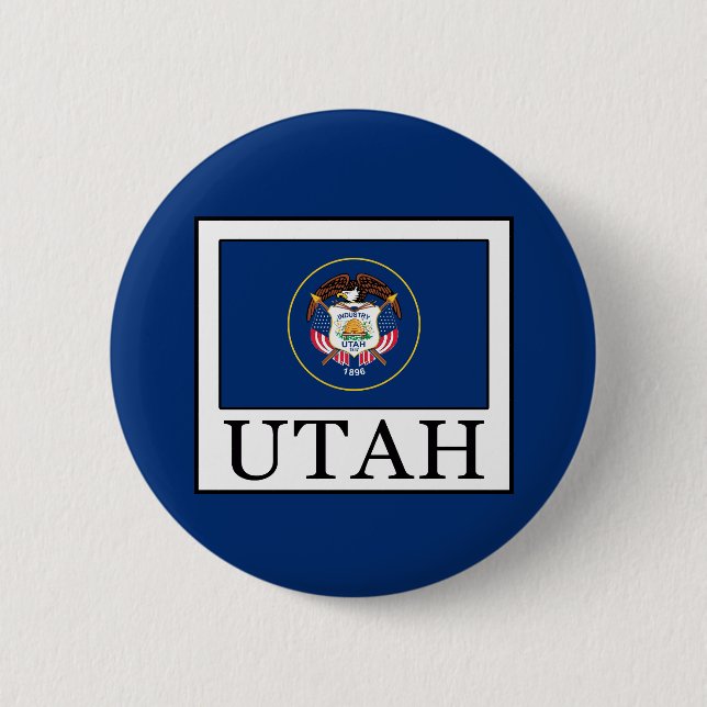Utah Pinback Button (Front)