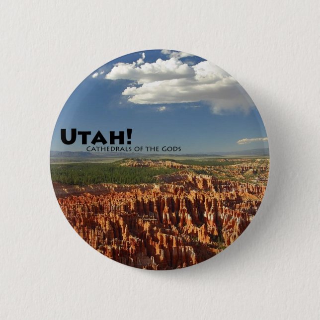 Utah Pinback Button (Front)