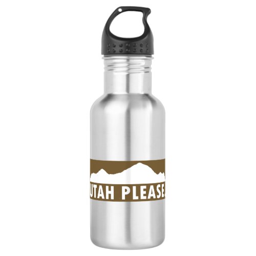 Utah Please Stainless Steel Water Bottle
