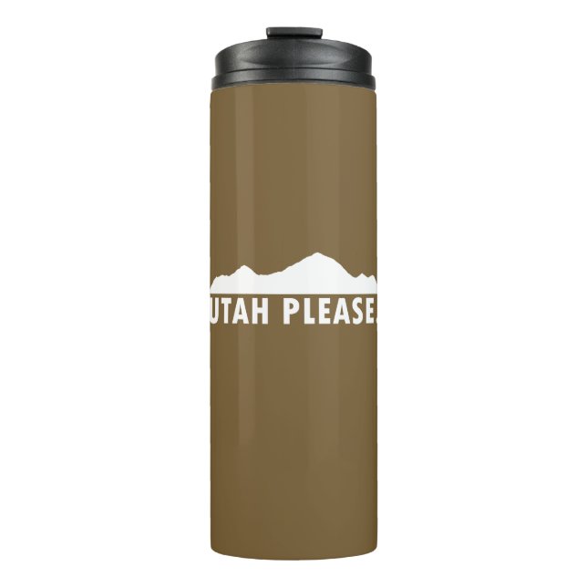 Utah Please Thermal Tumbler (Front)