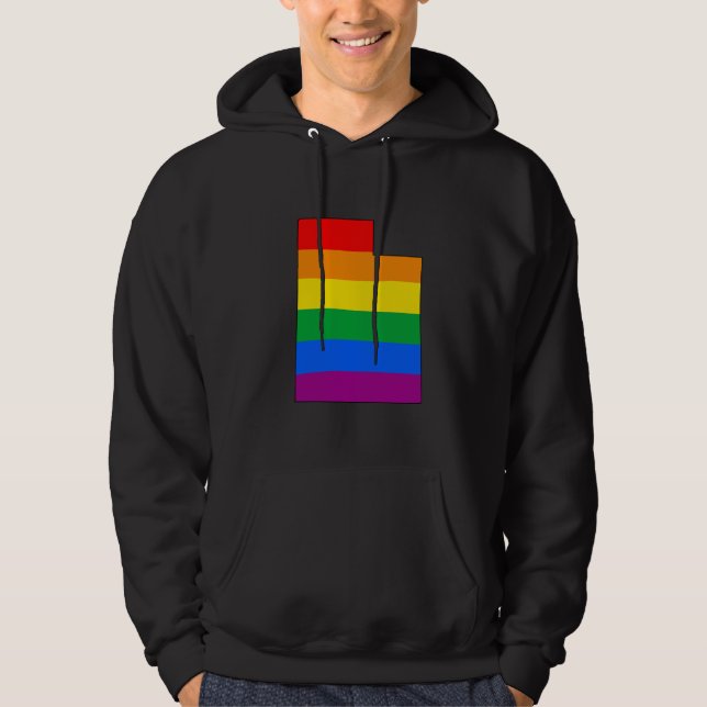 UTAH PRIDE -.png Hoodie (Front)