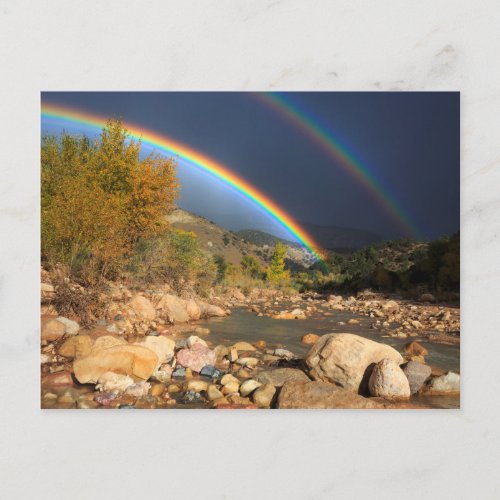 Utah Rainbow Landscape Postcard