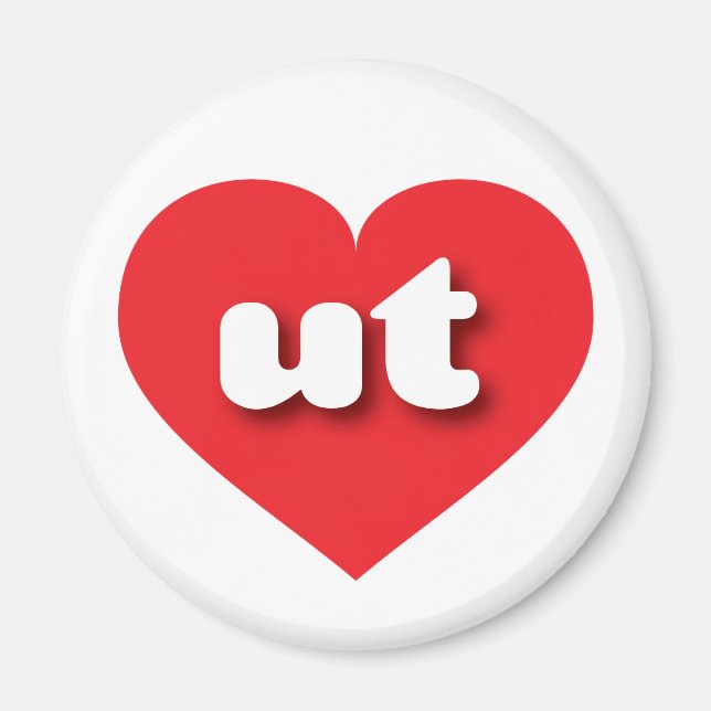Utah red heart - I love ut Magnet (Front)