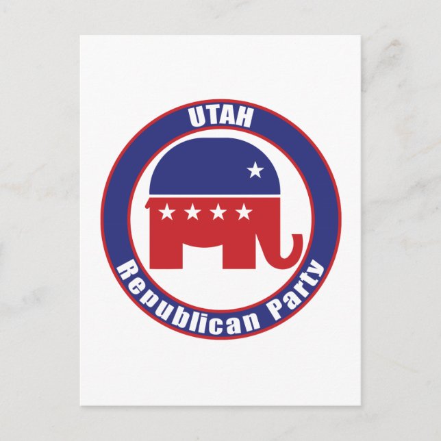 Utah Republican Party Invitation Postcard (Front)