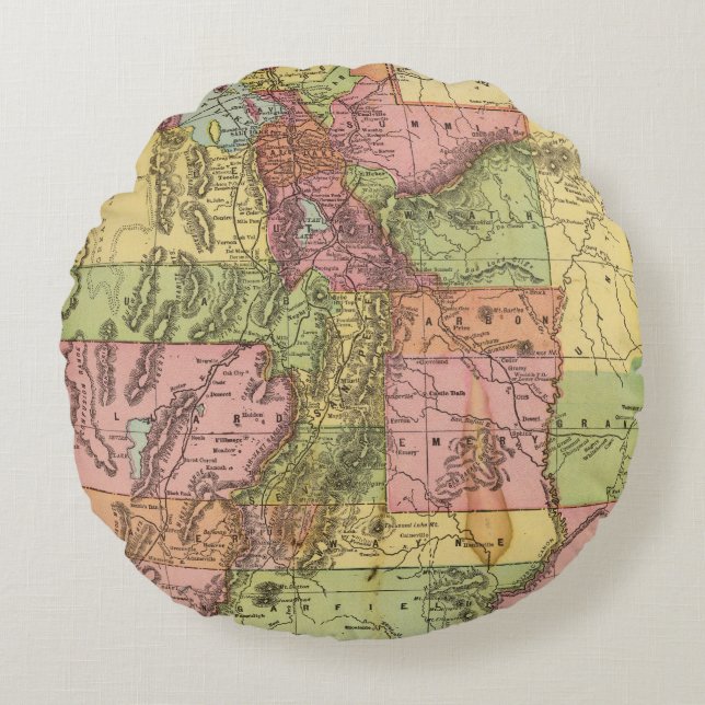 Utah Round Pillow (Front)