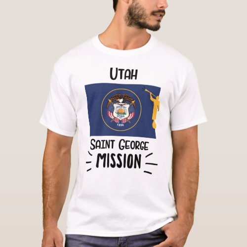 Utah Saint George Mormon LDS Mission T_Shirt