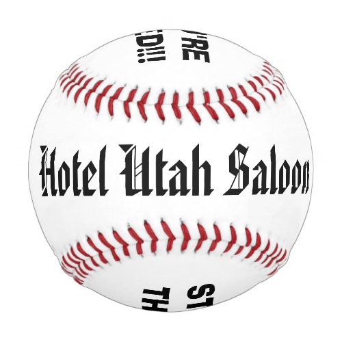 Utah Saloon Baseball