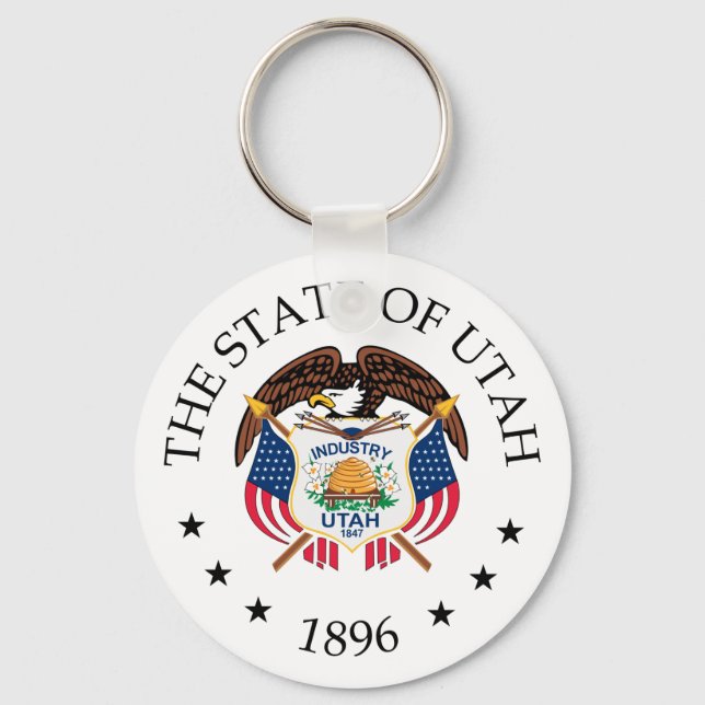 Utah sign keychain (Front)