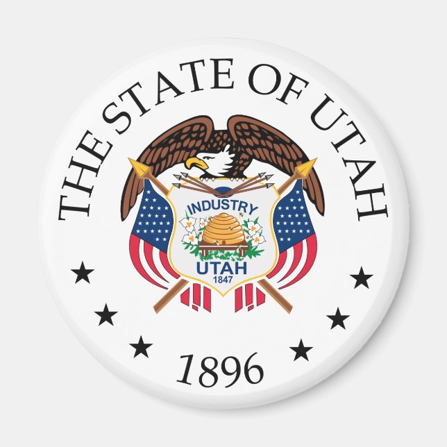 Utah sign magnet (Front)