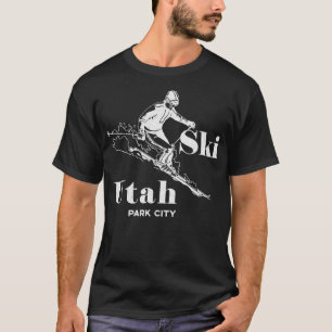 Utah Skiing Park City Ski T-Shirt