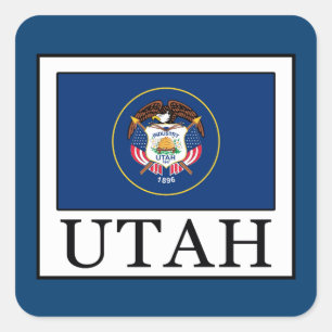 Utah Square Sticker