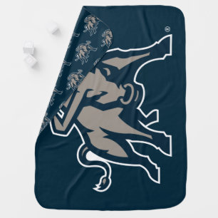 Utah State Aggie Blue Baby Blanket
