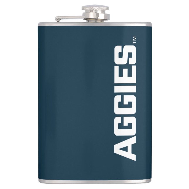 Utah State | Aggie Blue Flask (Front)