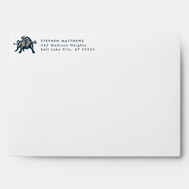 Utah State | Aggie Blue Graduation Envelope (Front)