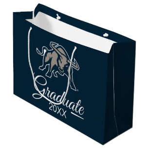 Utah State Aggie Blue Graduation Large Gift Bag