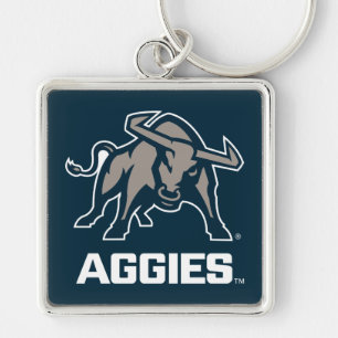 Utah State Aggie Blue Keychain