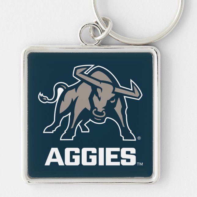 Utah State | Aggie Blue Keychain (Front)