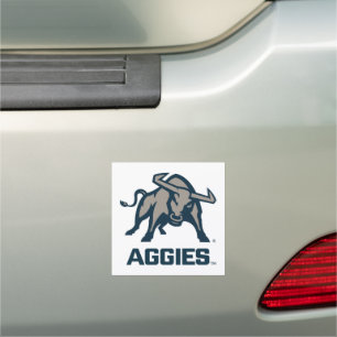 Utah State Aggie Blue Logo Car Magnet