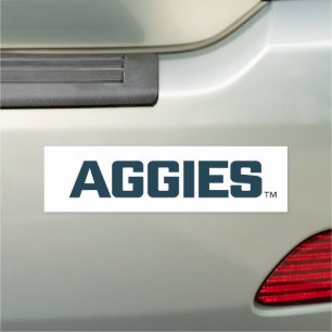 Utah State Aggie Blue Logo Car Magnet