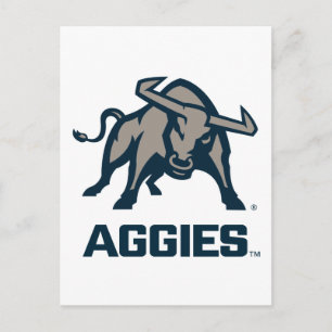 Utah State   Aggie Blue Logo Postcard