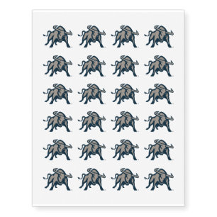 Utah State   Aggie Blue Logo Temporary Tattoos