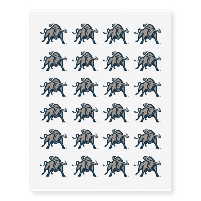 Utah State | Aggie Blue Logo Temporary Tattoos (Front)