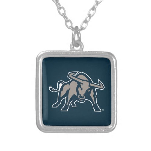 Utah State  Aggie Blue Silver Plated Necklace