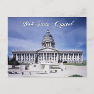 Utah State Capitol building, Salt Lake City Postcard