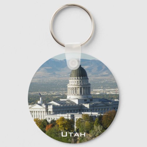 Utah State Capitol _ Salt Lake City Keychain