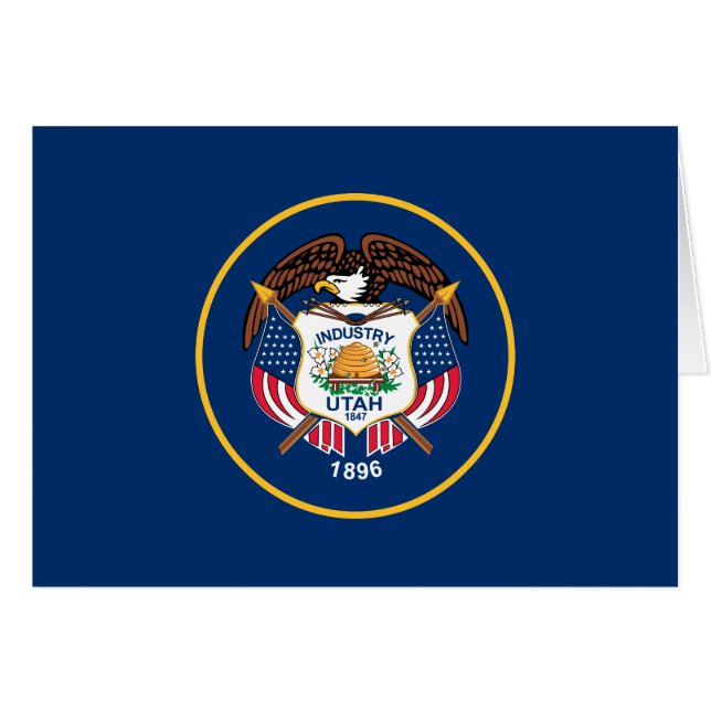 Utah State Flag Cards (Front Horizontal)
