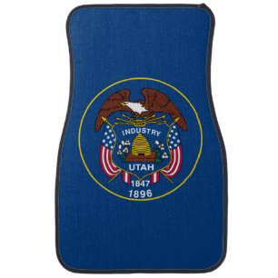 Utah State Flag Design Car Floor Mat