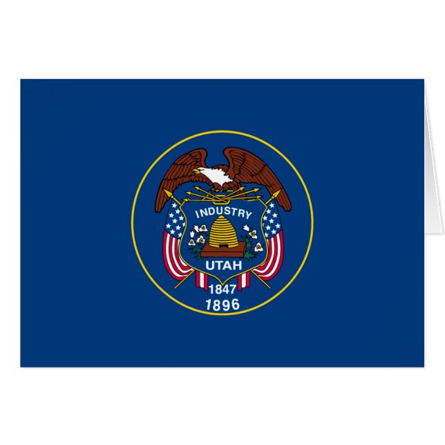 Utah State Flag Design Cards (Front Horizontal)