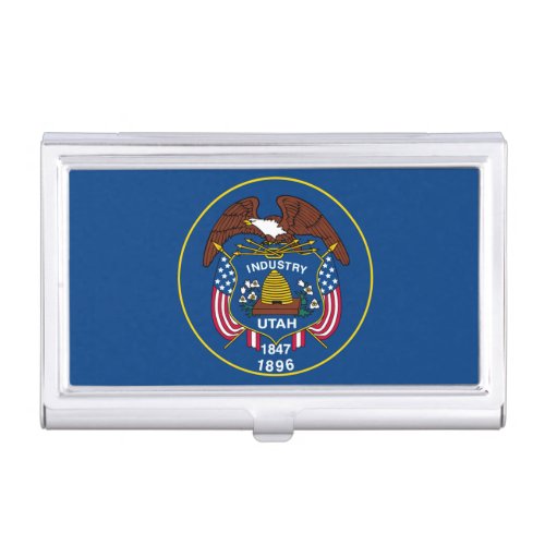 Utah State Flag Design Decor Business Card Holder