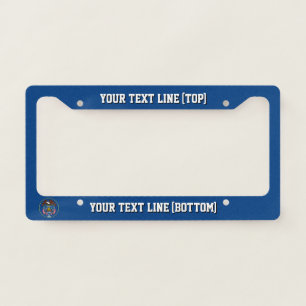 Utah State Flag Design on a Personalized License Plate Frame