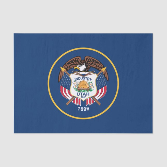 Utah State Flag Tissue Paper (Front)
