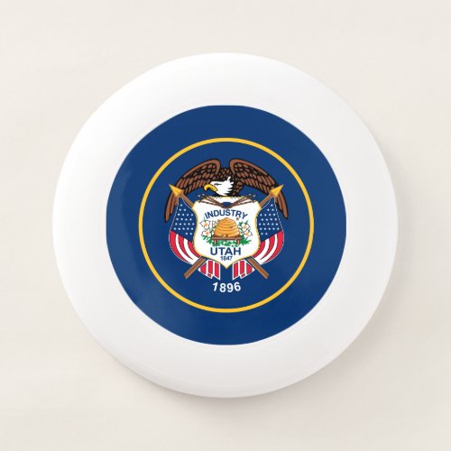 Utah State Flag Wham_O Frisbee