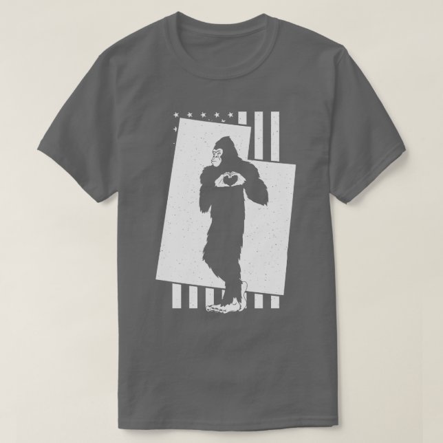 Utah State Map T-Shirt (Design Front)