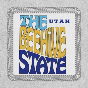 Utah State Nickname Word Art Patch