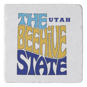 Utah State Nickname Word Art Trivet