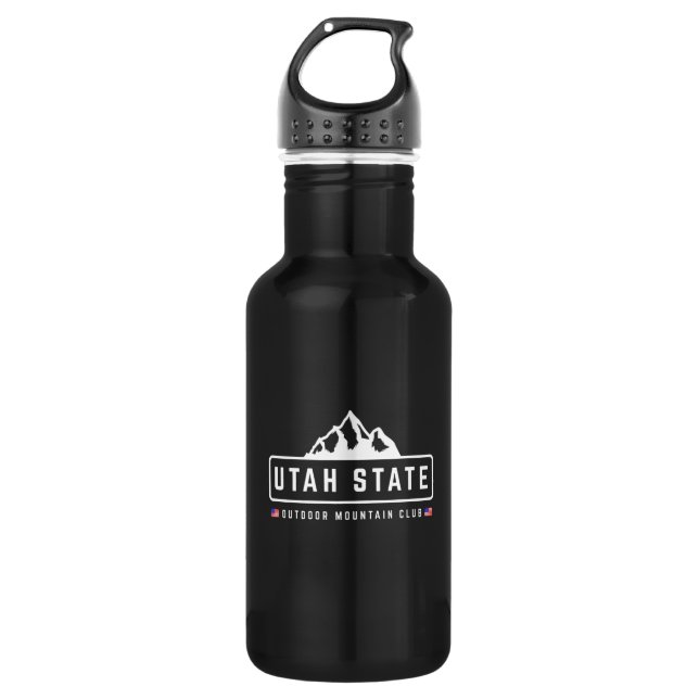 Utah State Outdoors Stainless Steel Water Bottle (Front)